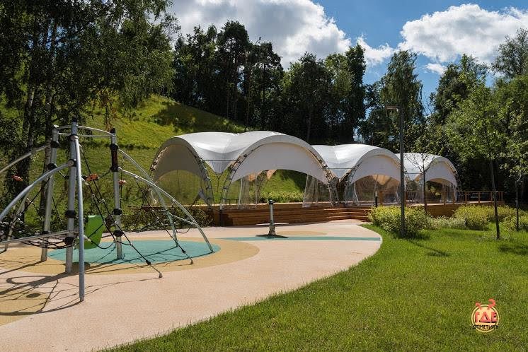 Большой шатер в «Яхт-клуб «Парк Рублёво»» фотография №8