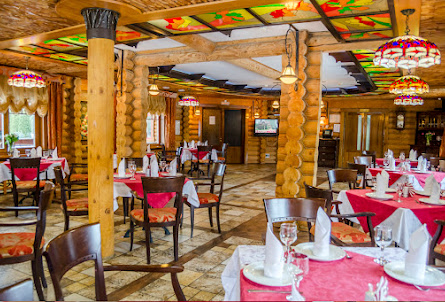 Зал ресторана в Каминный зал