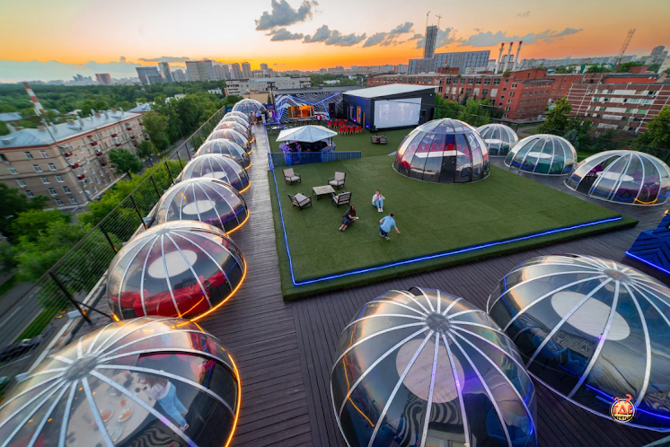 Купольные беседки RoofTop в «Лофты ВДНХ» фотография №18