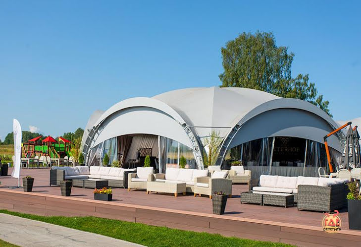 Большой шатер в «Лунка 19» фотография №1