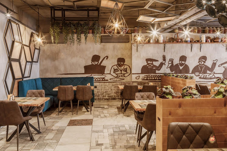 Основной зал в «У Ханумы» фотография №6