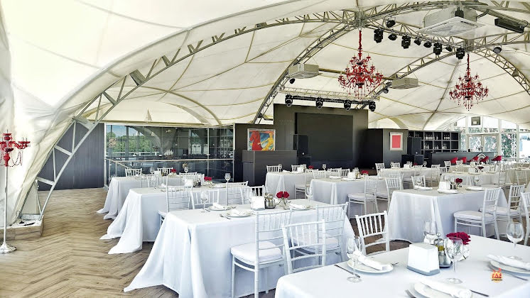 Шатер  в «Яхт клуб Ласточка» фотография №12