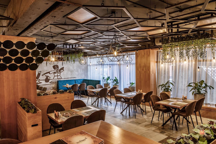 Основной зал в «У Ханумы» фотография №2