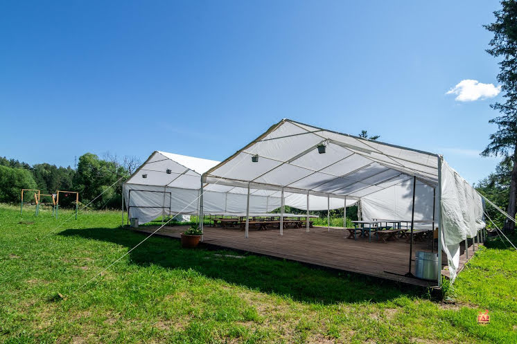 Белый шатер в «Зорька» фотография №2