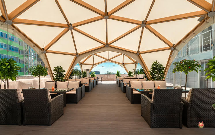 Летний шатер на крыше в «GRANAT» фотография №8