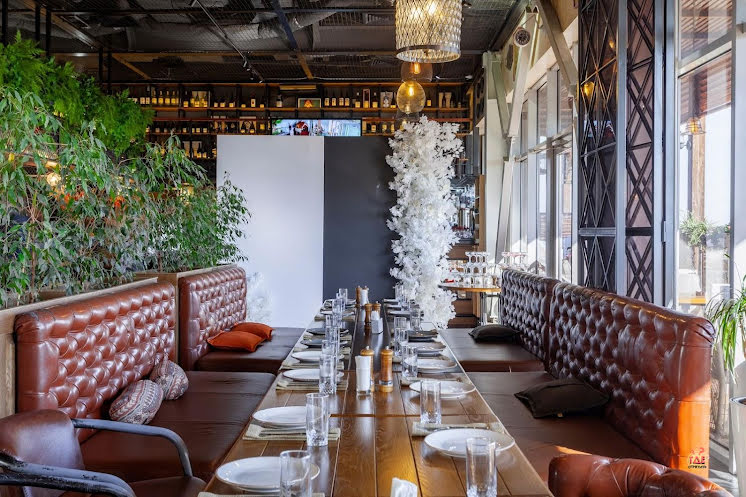 Основной зал в «Макароны» фотография №2