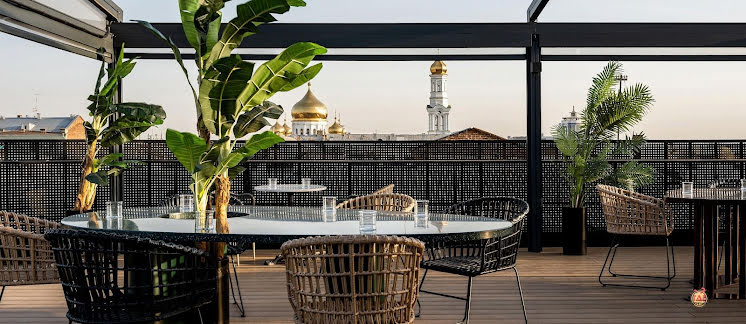 Ресторан на крыше "Руфтоп 39" в «Бутик Отель 39» фотография №2