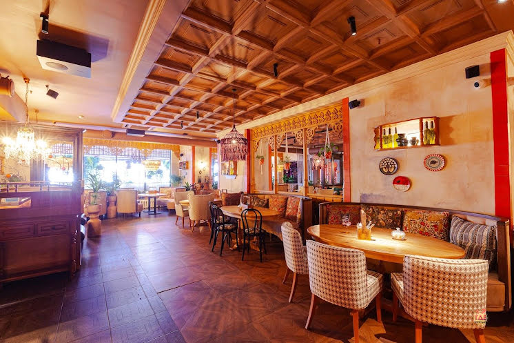 Зал ресторана  в «Хачапури Марико» фотография №2