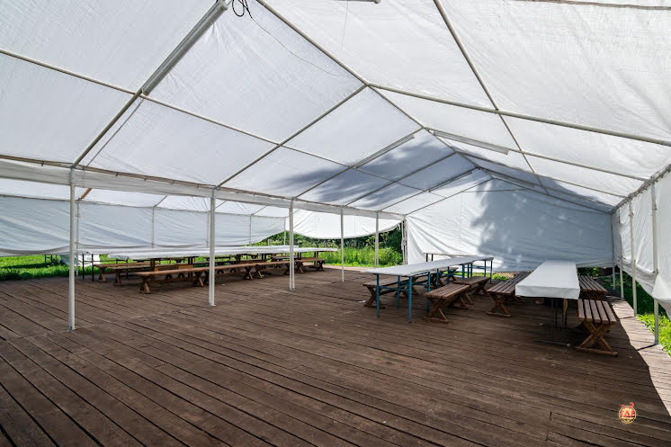 Белый шатер в «Зорька» фотография №7