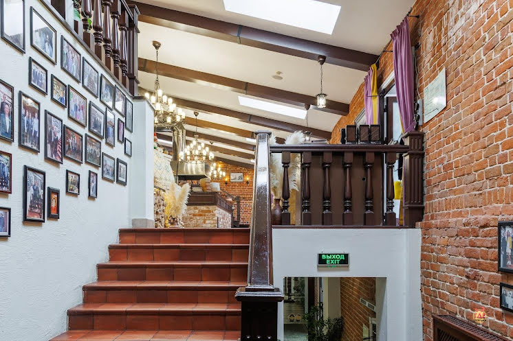 Зал с дровяной печью в «Татарская усадьба» фотография №15