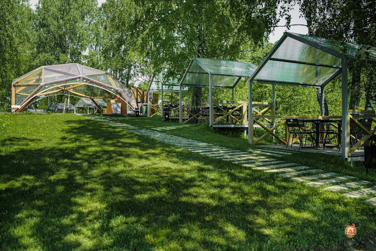 Беседки у шатра Omega в «GOPARK HOTEL» фотография №1