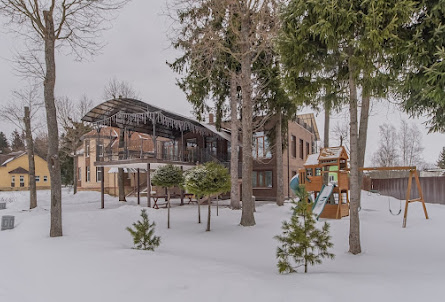 Банкетный зал в Коттедж с банкетным залом 