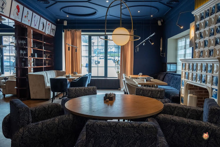 Каминный зал  в «Бык и Море» фотография №5