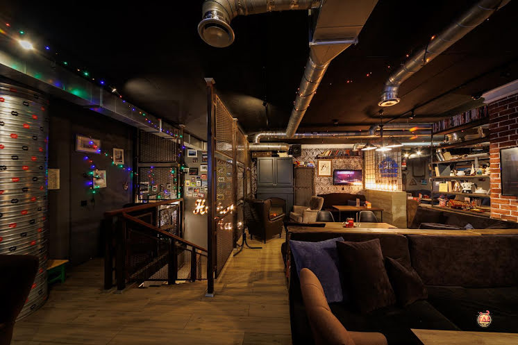 Зал на втором этаже  в «Бар HookahPlace Flat в Видном» фотография №14