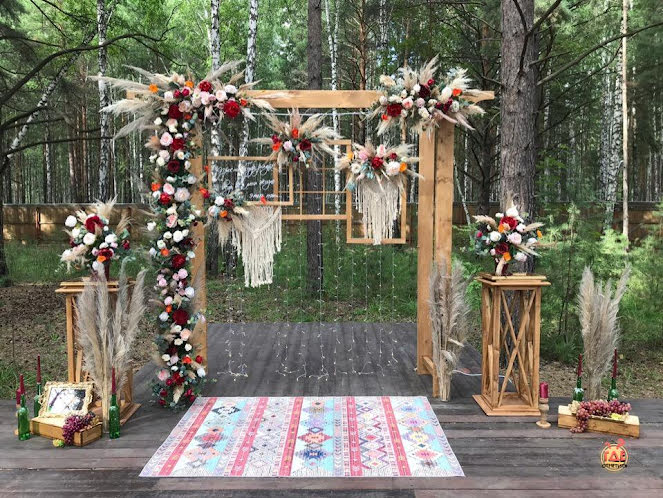 Площадка для выездной церемонии в «Ресторан Лесной» фотография № 1