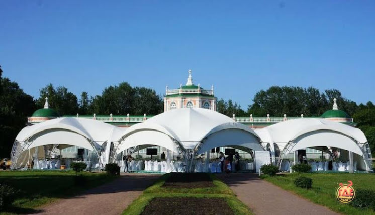 Шатёр на Воздушном театре в «Усадьба Кусково» фотография №17