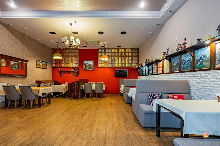 Большой зал в «Хинкали» фотография №6