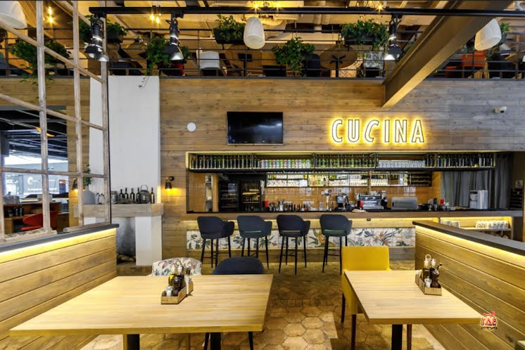 Основной зал  в «Osteria Mario ТРЦ «Саларис»» фотография №3