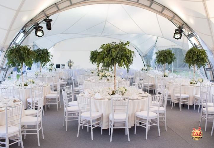 Шатёр на Воздушном театре в «Усадьба Кусково» фотография №16