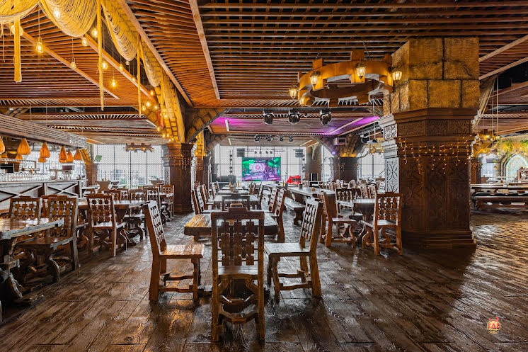 Основной зал в «Папаша Клаусс» фотография №11