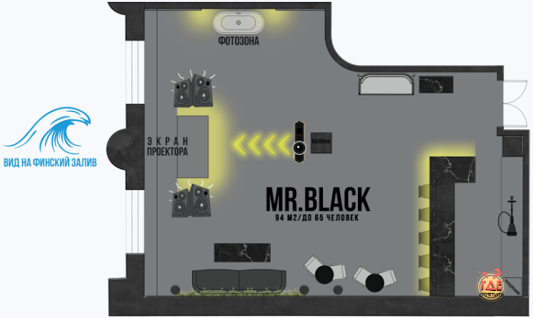 Mr.Black в «Rubin Loft на Кожевенной» фотография №19