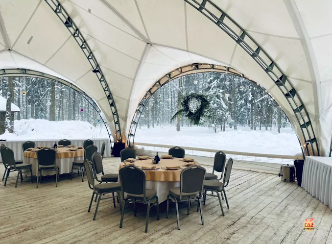 Гексагональный шатер в «Солярис» фотография №5