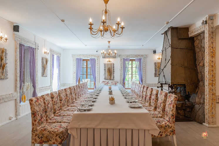 Каминный зал ресторана "Черемша" в «Старая Мельница» фотография №11