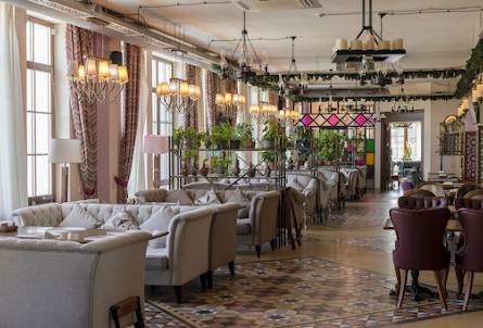 Зал ресторана в Веранда 