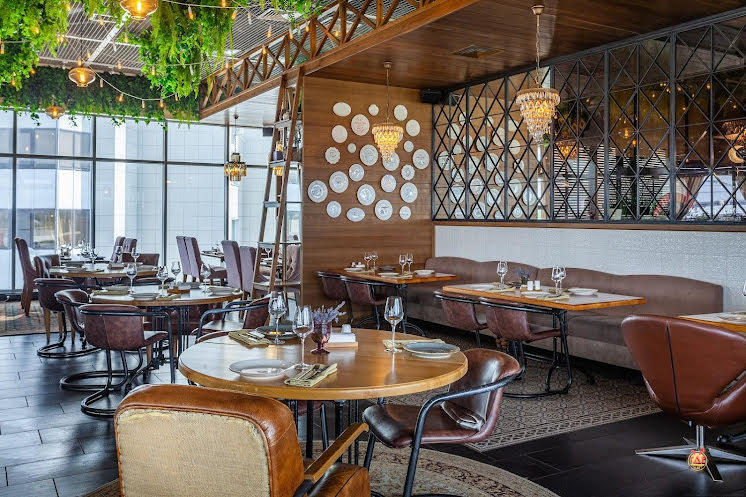 Основной зал в «Макароны» фотография №7