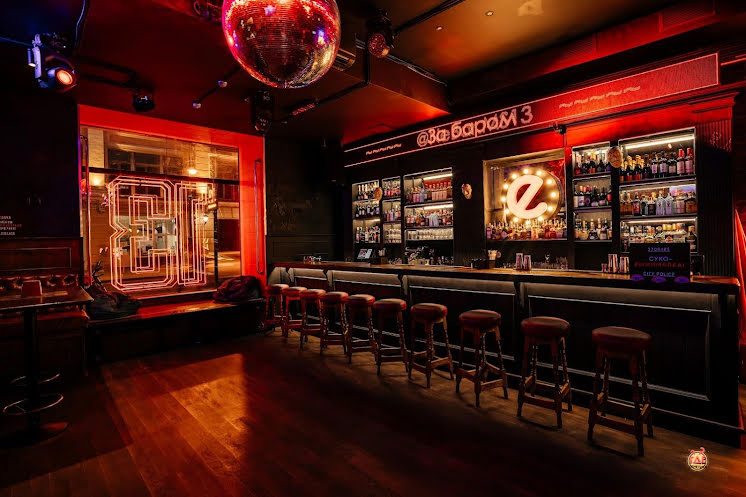 Зал ресторана  в «Небар на Мясницкой» фотография №8