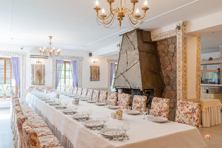 Каминный зал ресторана "Черемша" в «Старая Мельница» фотография №6