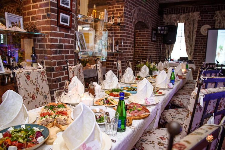 Зал с камином в «Вилла Паста» фотография №12