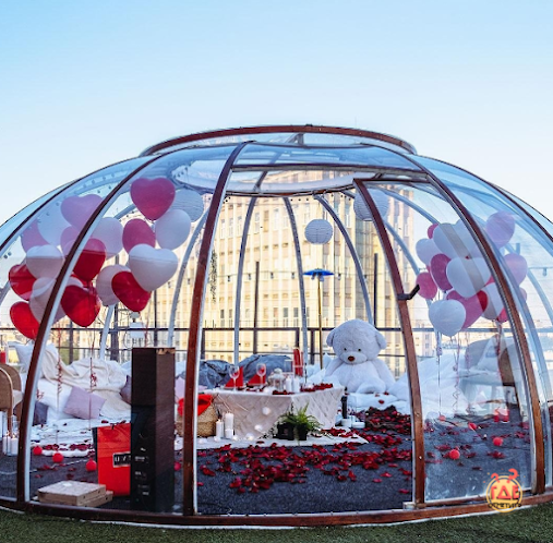 Купольные беседки RoofTop в «Лофты ВДНХ» фотография №3