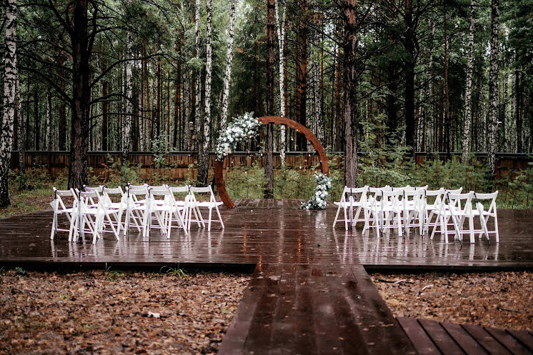 Площадка для выездной церемонии в «Ресторан Лесной» фотография № 1