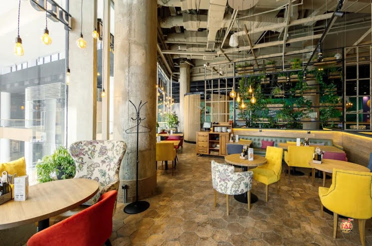 Основной зал  в «Osteria Mario ТРЦ «Саларис»» фотография №7