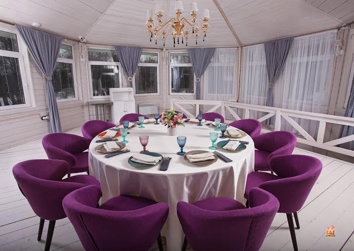 Зал «Царская трапеза 2 этаж» в «Усадьба «Гребнево»» фотография №2