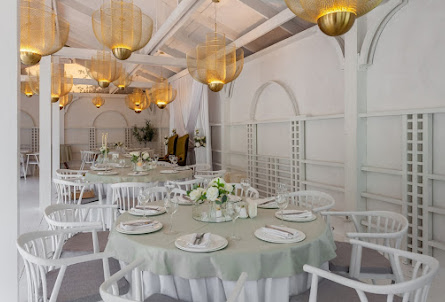 Летняя терасса в Зал «50 оттенков синего»