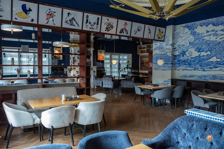 Каминный зал  в «Бык и Море» фотография №10