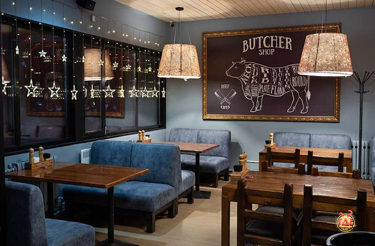 Основной зал в «Jazz and Meat» фотография №11