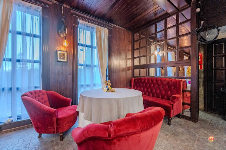 Зал с камином в «Бирюзовое» фотография №4