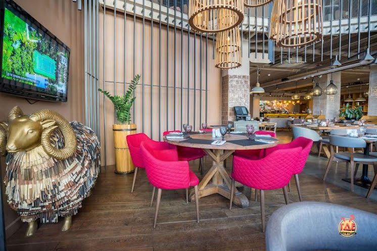 Зал «Бежевый» в «Хинкальная на Мытной» фотография №6