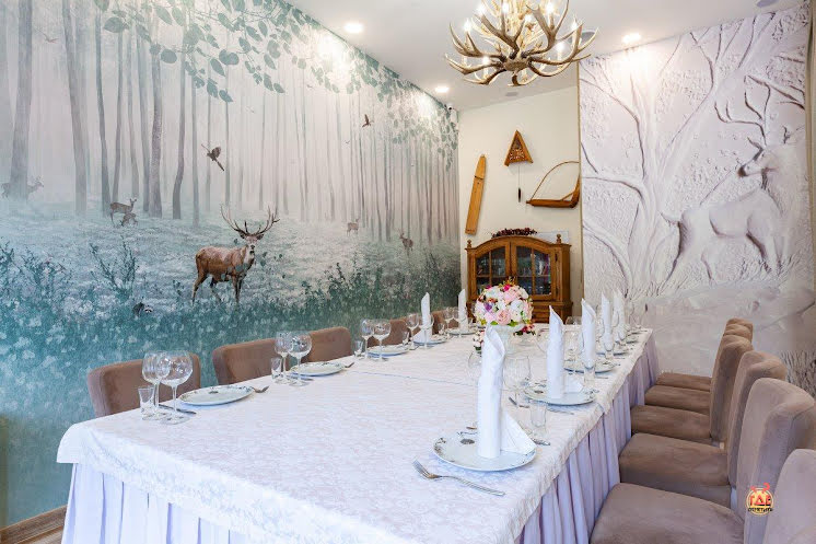 Зал «Охотничий» в «Таёжный» фотография №12