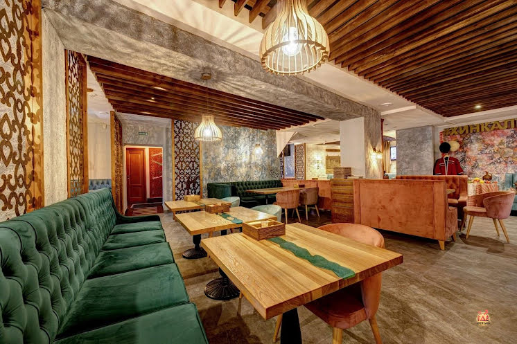 Основной зал  в «Хинкали Хаус» фотография № 1