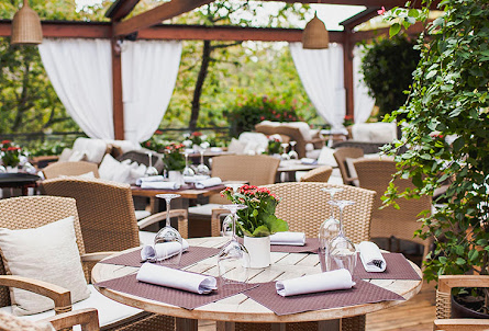 Терраса в Аист