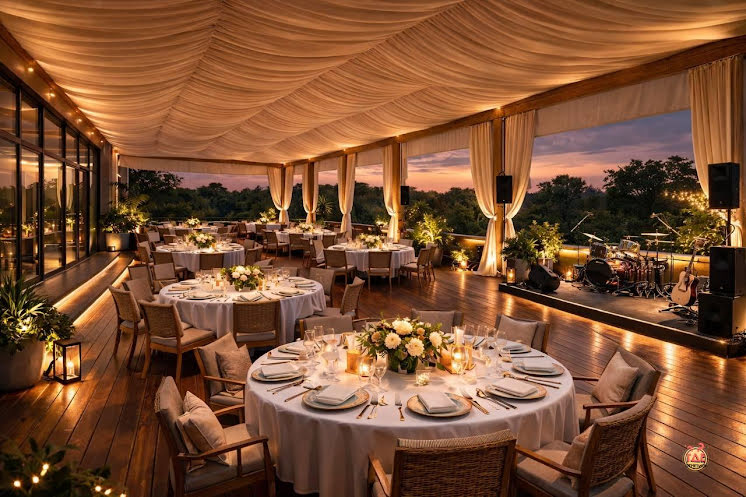 Летняя  терраса на крыше в «Sok Space» фотография № 1