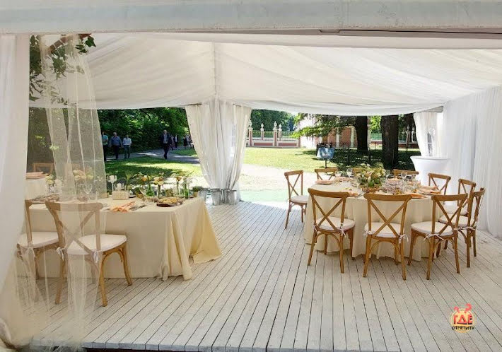 Шатёр за Голландским Домиком в «Усадьба Кусково» фотография №17