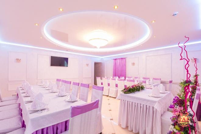 Лиловый зал в «Оазис на Крупской» фотография №1