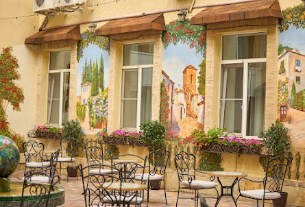 Веранда «Испанский дворик» в Малый зал