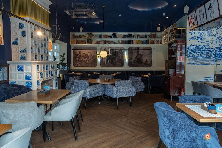 Каминный зал  в «Бык и Море» фотография №9