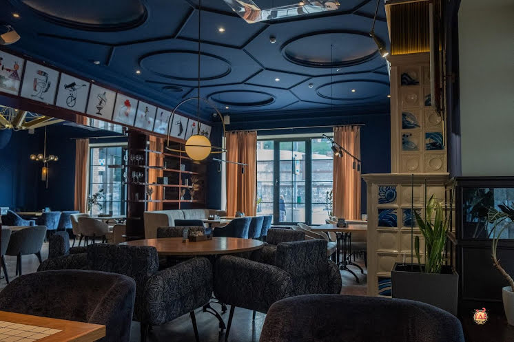 Каминный зал  в «Бык и Море» фотография №6